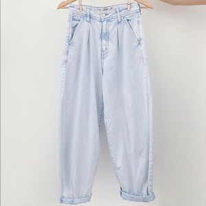 Free People Pleated Jeans